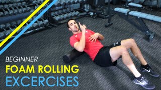 BEGINNER Foam Rolling Exercises [upl. by Sausa328]