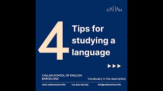 Consejos para aprender un nuevo idioma quotTips for studying a languagequot [upl. by Ellehctim]