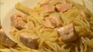 Recette cookeo spaghettis saumon [upl. by Carrington2]