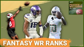 2024 Fantasy Football WR Rankings PART 1 The Elites [upl. by Bogusz658]