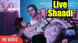 Live Shaadi  Rajkummar Rao And Kriti Kharbanda  Shaadi Mein Zaroor Aana [upl. by Ciel]