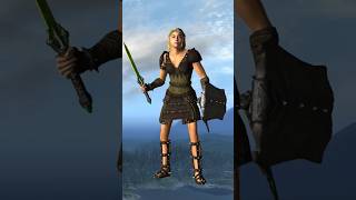 ARENA LIGHT RAIMENT green team set  TES IV Oblivion [upl. by Aurilia602]