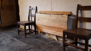 How to make a Folding fold out Table out of Pallets [upl. by Christian]