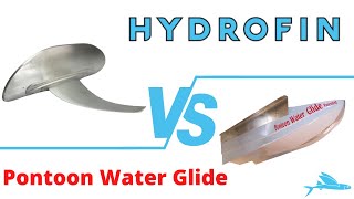 Hydrofin vs Pontoon Water Glide [upl. by Ecerahc]