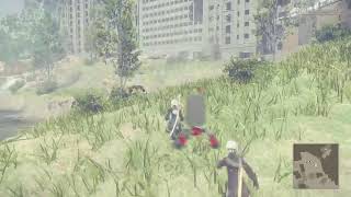 NieR Automata Part 1 Gameplay [upl. by Ahsirk245]