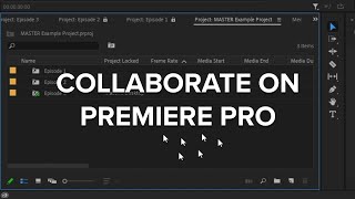 How to Collaborate on Premiere Pro Shared Projects and Team Projects [upl. by Gabrielson]