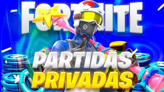 🔴 PARTIDAS PRIVADAS FORTNITE en directo AHORA 🔴 JUGANDO EN VIVO CON PREMIOS [upl. by Atnauqahs802]