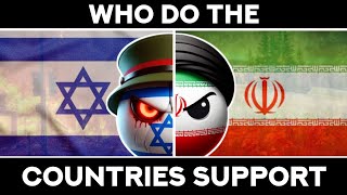 ISRAEL Vs IRAN 😱 Who Supports Whom  Alternative Mapping [upl. by Esylla]