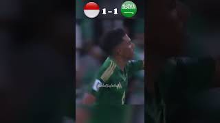 Indonesia vs Saudi Arabia Asian Qualifiers football worldcup [upl. by Akemihs]