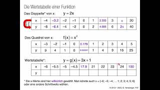 3100m Funktionen Einführung Wertetabelle mit dem Taschenrechner berechnen Achtung Software Bug [upl. by Fisken]