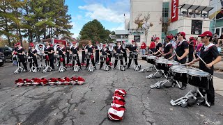 NC State Marching Band  Drumline 1 at Lenovo Center before Football Game 11022024 [upl. by Petronille]