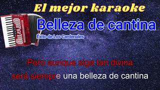 Belleza de cantina Karaoke [upl. by Shifra]