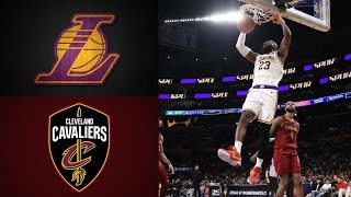 Lakers Vs Cavs  Lakers GameTimeTV  Lakers Highlights [upl. by Orbadiah173]