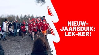 Nieuwjaarsduik LEKker  VAN STREEK [upl. by Airol334]