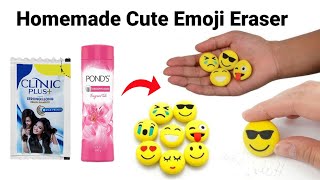 How to make Kneaded Eraser at homeDIY Kneaded Eraserhomemade Kneaded EraserdiyEmoji Erasereraser [upl. by Ennirroc]