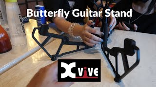 Review demo of XVIVE G1 Guitar Stand  Pareng Don at tropang musikero vlog [upl. by Lunsford]