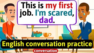 Practice English Conversation My first job Improve English Speaking Skills [upl. by Edmonda984]