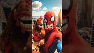 ❤️Evolution ofSpiderman🕷️Rooster🐓 rooster cow toys cartoonfinalamazing marvel avengers ai [upl. by Keven830]