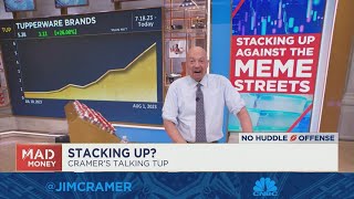 Odds might favor bankruptcy in Tupperwares case says Jim Cramer [upl. by Haidej]