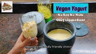 How to Make Vegan Yogurt with Chickpeas Easy Healthy and Delicious [upl. by Eycats]