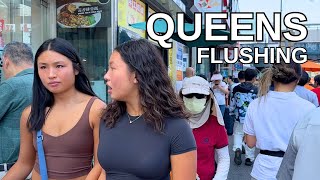 NEW YORK CITY Walking Tour 4K  QUEENS  FLUSHING [upl. by Fruma944]