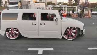 Bagged HUMMER H2 SLAMMED on 30inch 「fairytale」3 ハマーH2 着地 [upl. by Ethyl]