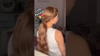 Stylish Elegant Cute Ponytail Hairstyles ✨👱‍♀️hairstyles hair hairtutorial shorts short [upl. by Nichola]