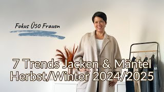 7 Jacken und Manteltrends HerbstWinter 20242025 [upl. by Eiramesor316]