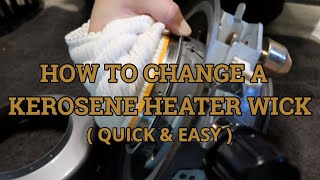 How to change a DynaGlo 23800 BTU kerosene heater wick amp ignitor step by step instructions [upl. by Jacquelynn671]