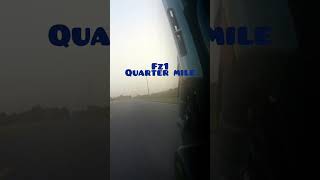 Quarter Mile Fz1 [upl. by Etnuad]