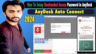 How To Setup Unattended Access Password in AnyDesk  AnyDesk Auto Connect  Technical Azad  2024 [upl. by Mcclees269]