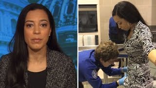 CNN Commentator Seen Crying During Invasive Airport Body Search By TSA [upl. by Stormi]