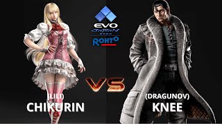 🕹️ Chikurin wants the championship 🕹️ Chikurin Lili vs Knee Dragunov EvoJapan 2024  Tekken 8 [upl. by Adnalohs721]