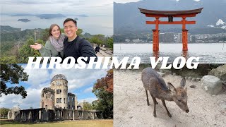 24 Hours in Hiroshima ⛩️  Miyajima Island  Atomic Bomb Dome  Japan travel vlog 🇯🇵 [upl. by Stevie]