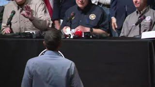 Beto ORourke approaches Gov Greg Abbott interrupting press conference [upl. by Jedlicka81]