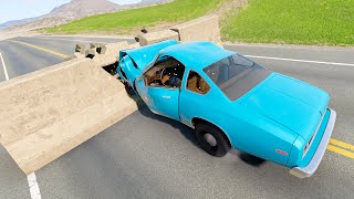 A Destructible Wall In BeamNG Thats It Thats The Mod [upl. by Ditmore]