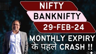 Nifty Prediction and Bank Nifty Analysis for Thursday  29 February 24  Bank NIFTY Tomorrow [upl. by Tterag679]