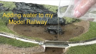 Adding Realistic Deep Clear Water to a Model Railway [upl. by Freytag]