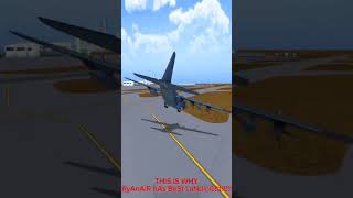 THIS IS WHY rYaNaIr HaS bEsT lAnDiNg turbopropflightsimulator aviation ryanairlanding memes [upl. by Vedetta]