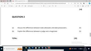 SCW 2601 Assignment 1 Introduction to Law for Social Work 2024 [upl. by Blount68]