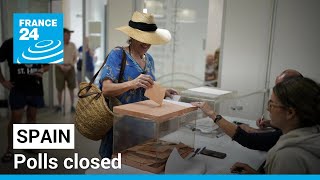 Polls close in Spain snap election that could see return of right wing to power • FRANCE 24 [upl. by Amada]