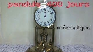 Pendule 400 jours mécanique DEMONSTRATION et mode demploi en VIDEO [upl. by Epstein237]