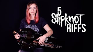 5 Slipknot riffs on hurdy gurdy [upl. by Nhguaved]