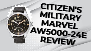 Citizen Eco Drive Field Watch AW500024E Review  A Military Style Marvel [upl. by Flosser]