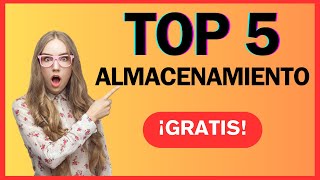 TOP 5 ALMACENAMIENTO en la NUBE GRATIS [upl. by Lirva434]