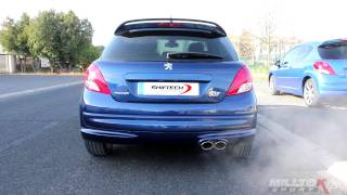 Peugeot 207 16 THP 16v 150hp with Milltek Sport exhaust and 211bhp [upl. by Warford304]