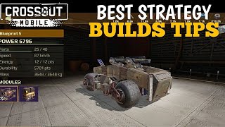 Best Strategy Builds Tips  Crossout Mobile Game [upl. by Oech736]