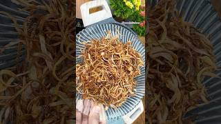 Birista recipe  Fried onions for biryani  birista friedonions biryani [upl. by Cram780]