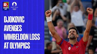 Paris Olympics 2024 Novak Djokovic Beats Carlos Alcaraz to Win Tennis Olympic Gold Medal [upl. by Dominica]