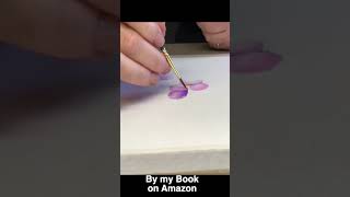 Watercolor Pansy flowers without using a sketch shots paintingwatercolorpainting timelapse [upl. by Aley]